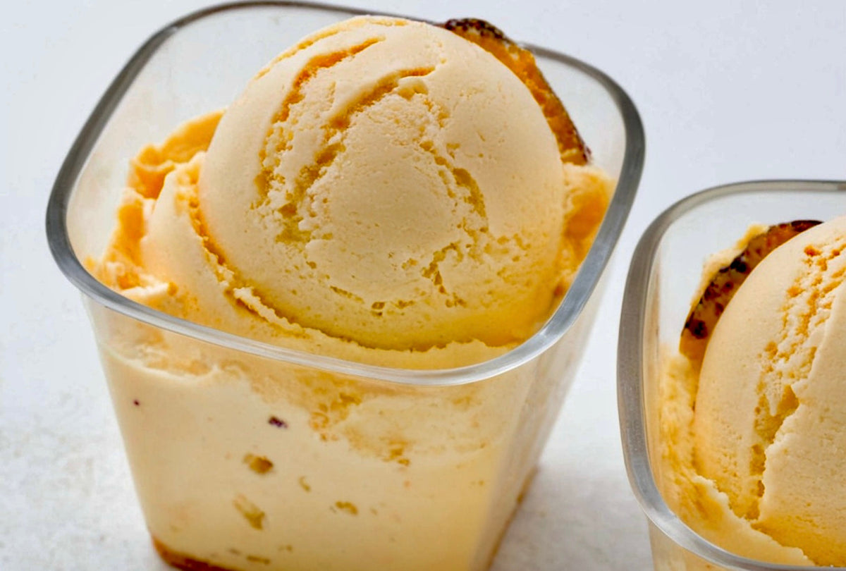 Passionfruit Banana Ice Cream (no added sugar)